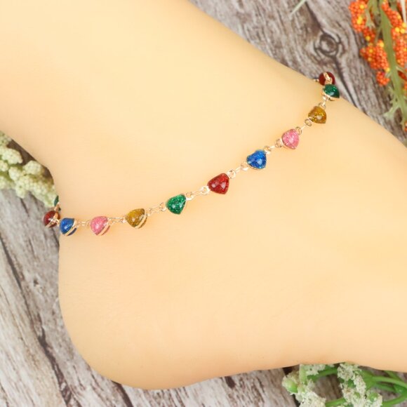 "Dainty Anklet for Women – Elegant Everyday Jewelry & Perfect Gift | MLCRC1424 - Picture 3 of 10
